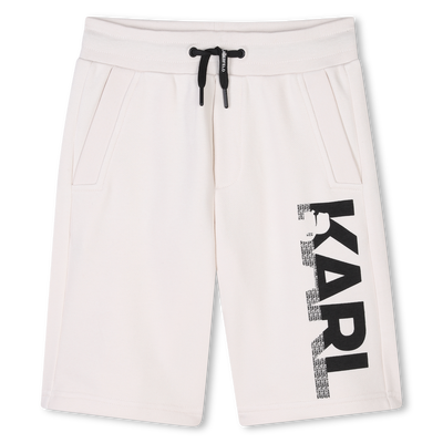 Stretch-Bermuda aus Baumwolle KARL LAGERFELD KIDS BOY