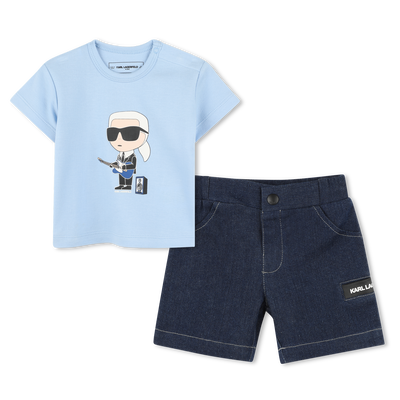 Set aus T-Shirt und Bermudas KARL LAGERFELD KIDS BOY