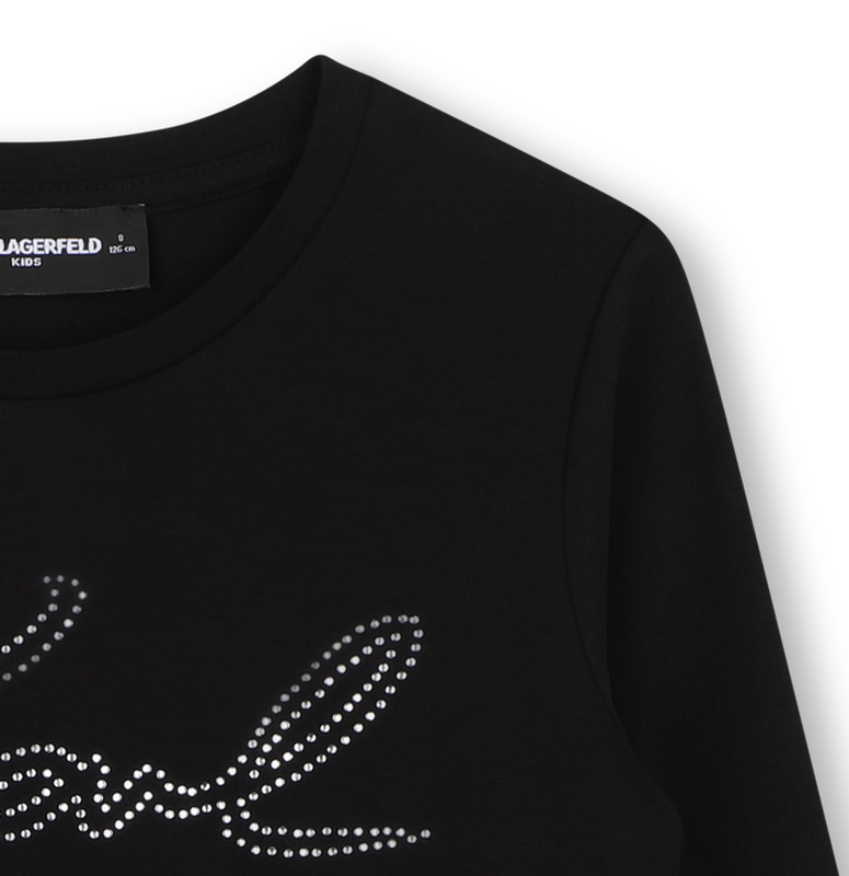 Langarm-T-Shirt KARL LAGERFELD KIDS 
                        GIRL