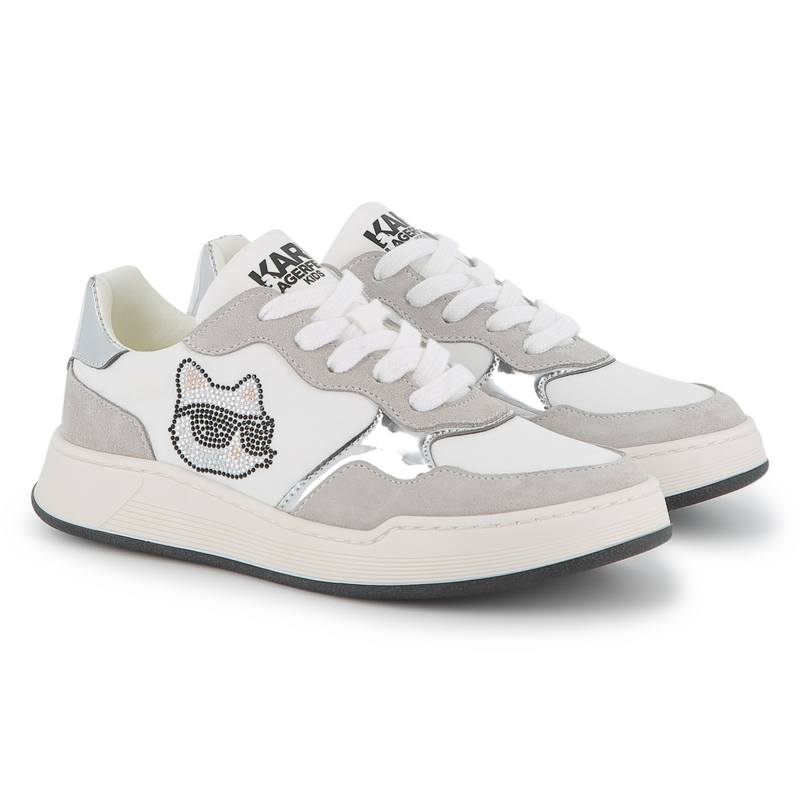 Low-Top-Sneakers mit Schn&uuml;rung KARL LAGERFELD KIDS 
                        GIRL