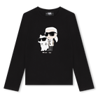 Langarmshirt mit Motiv KARL LAGERFELD KIDS 
                    GIRL