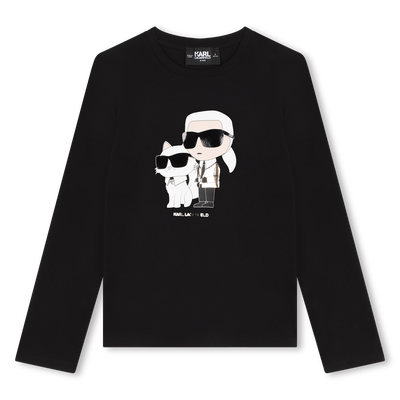 Langarmshirt mit Motiv KARL LAGERFELD KIDS GIRL