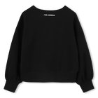 Sweatshirt mit Stickerei KARL LAGERFELD KIDS 
                    GIRL
