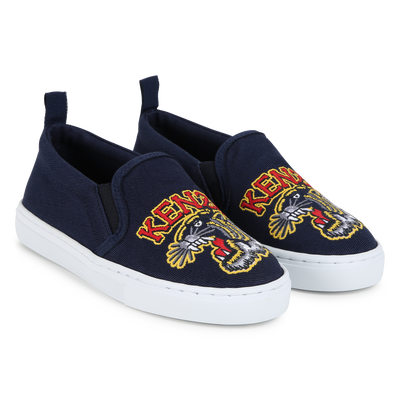 Schuhe mit Tigerstickerei KENZO KIDS UNISEX
