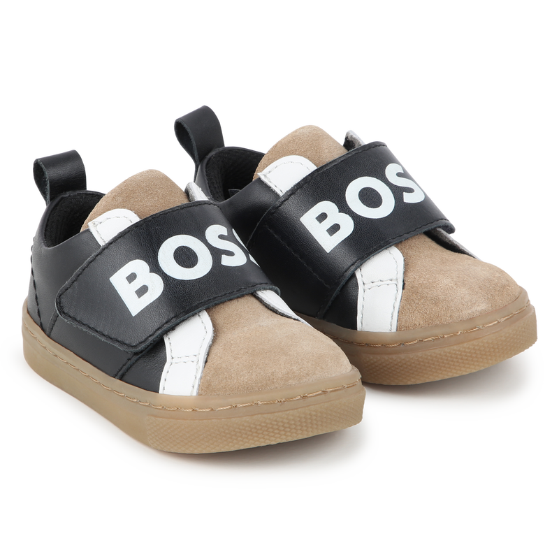 Klett-Sneakers aus Leder BOSS 
                        BOY
