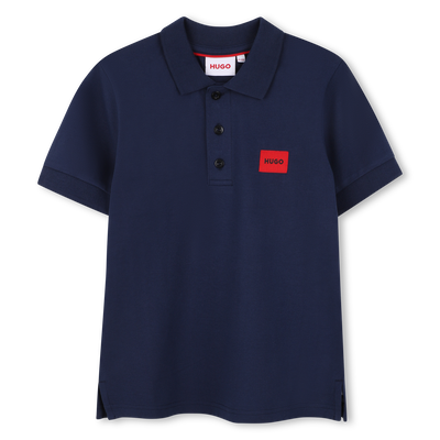 KURZ&Auml;RMELIGES POLOSHIRT HUGO BOY