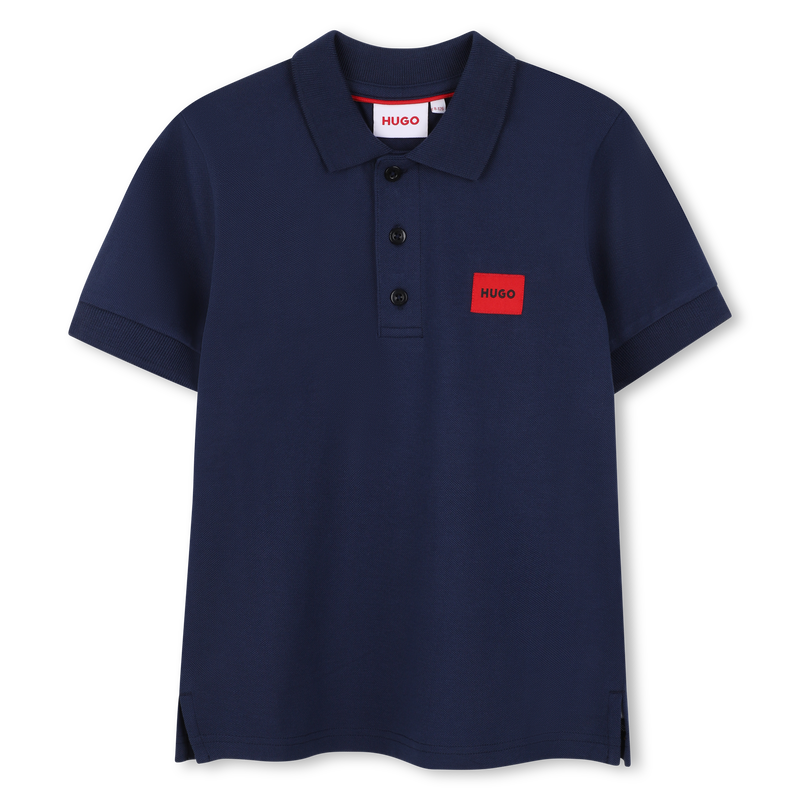 KURZ&Auml;RMELIGES POLOSHIRT HUGO 
                        BOY