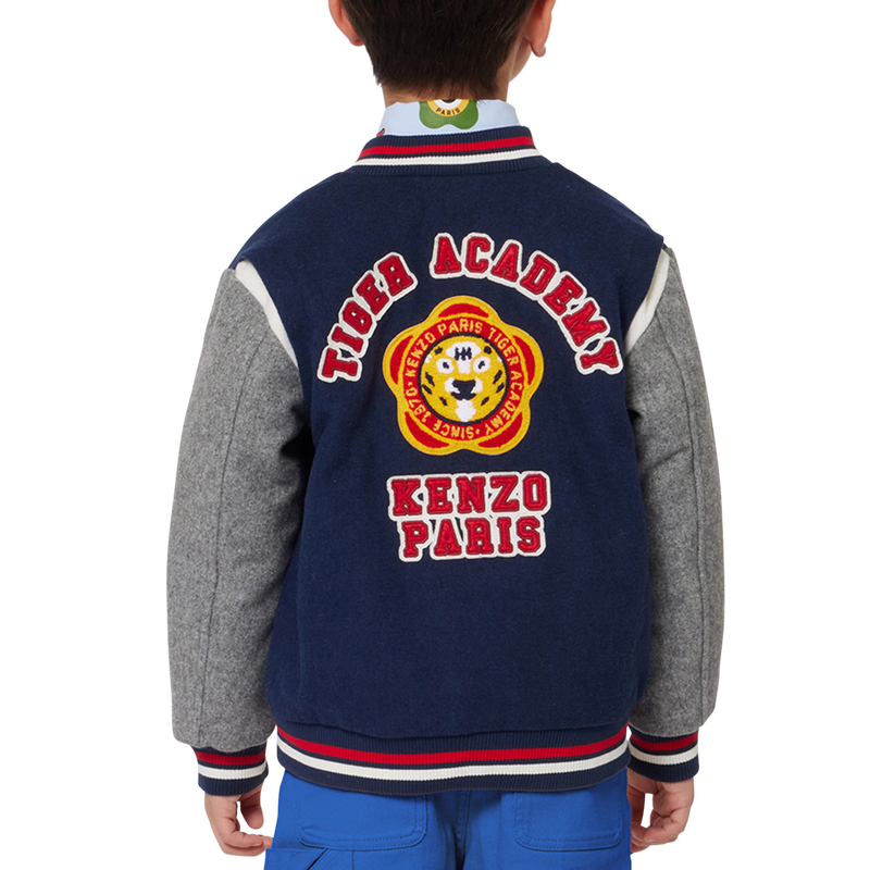 Jacke aus Wollstoff KENZO KIDS 
                        BOY