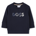 Pullover mit Rundhalsausschnitt, MARINE, hi-res