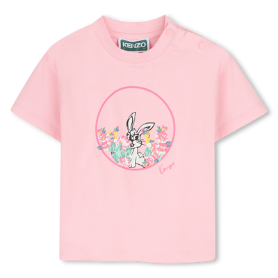 T-Shirt mit kurzen &Auml;rmeln KENZO KIDS GIRL