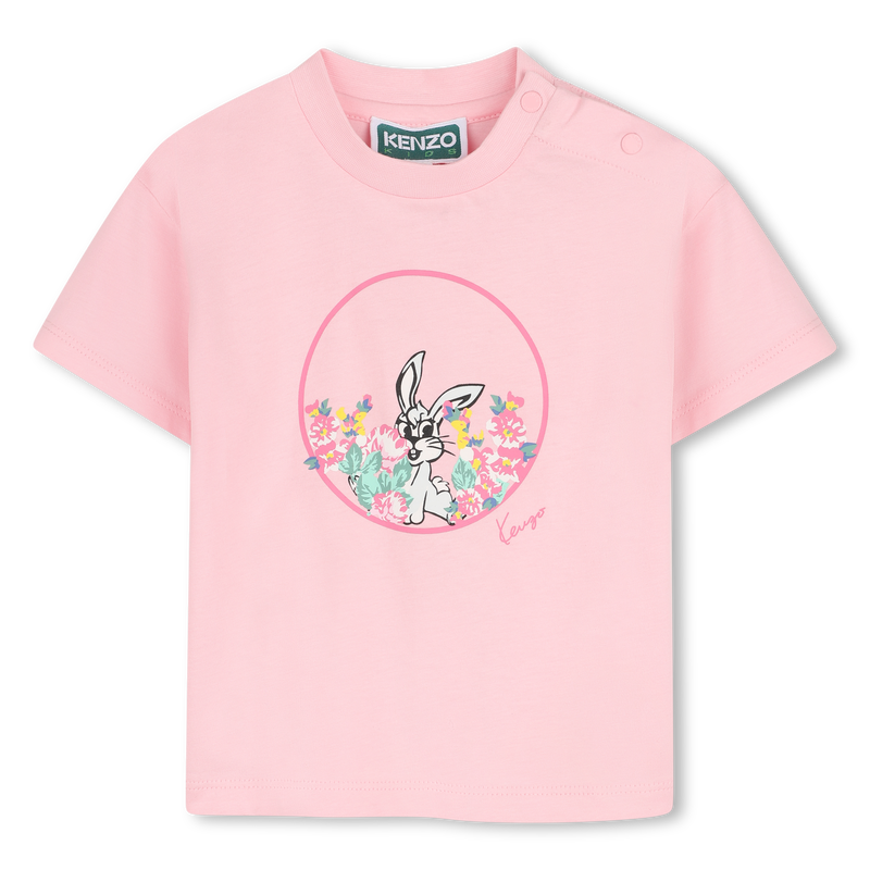 T-Shirt mit kurzen &Auml;rmeln KENZO KIDS 
                        GIRL