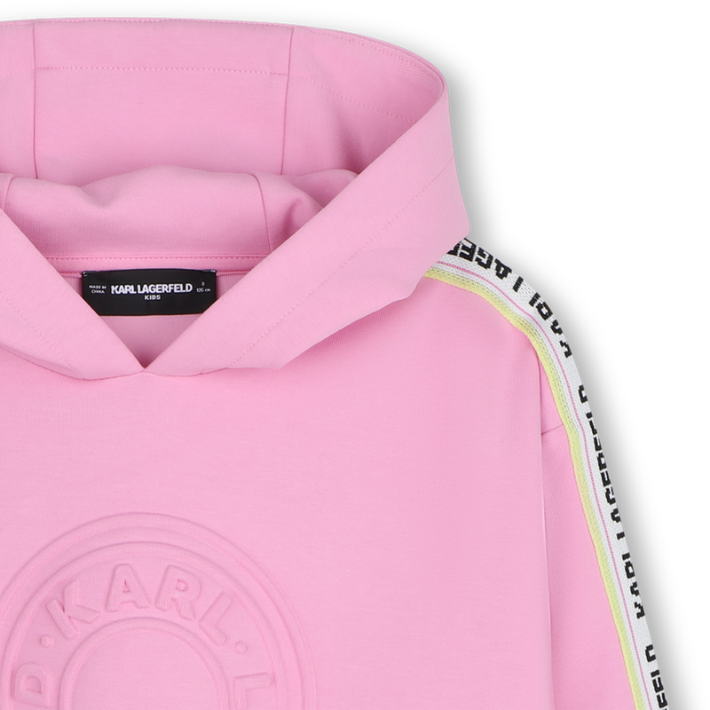Kapuzensweatshirt KARL LAGERFELD KIDS 
                        GIRL
