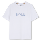 T-Shirt mit kurzen &Auml;rmeln, WEISS, hi-res