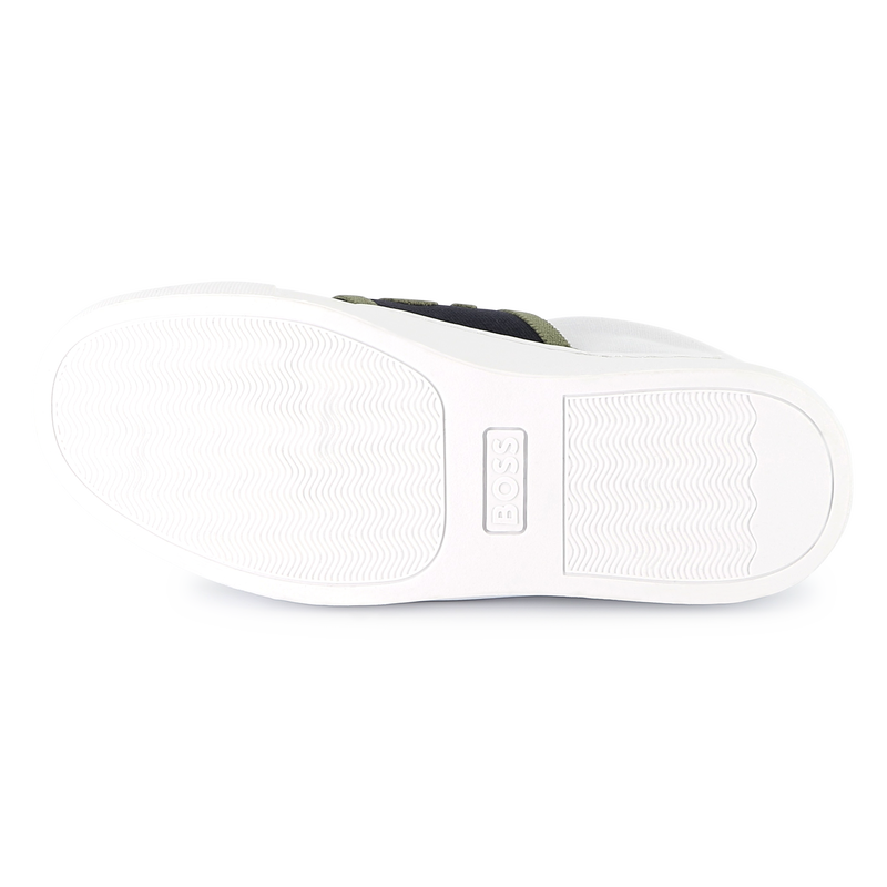 Stretchsneaker aus 2 Materialien BOSS 
                        BOY