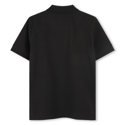 Kurz&auml;rmliges Piqu&eacute;-Poloshirt HUGO BOY