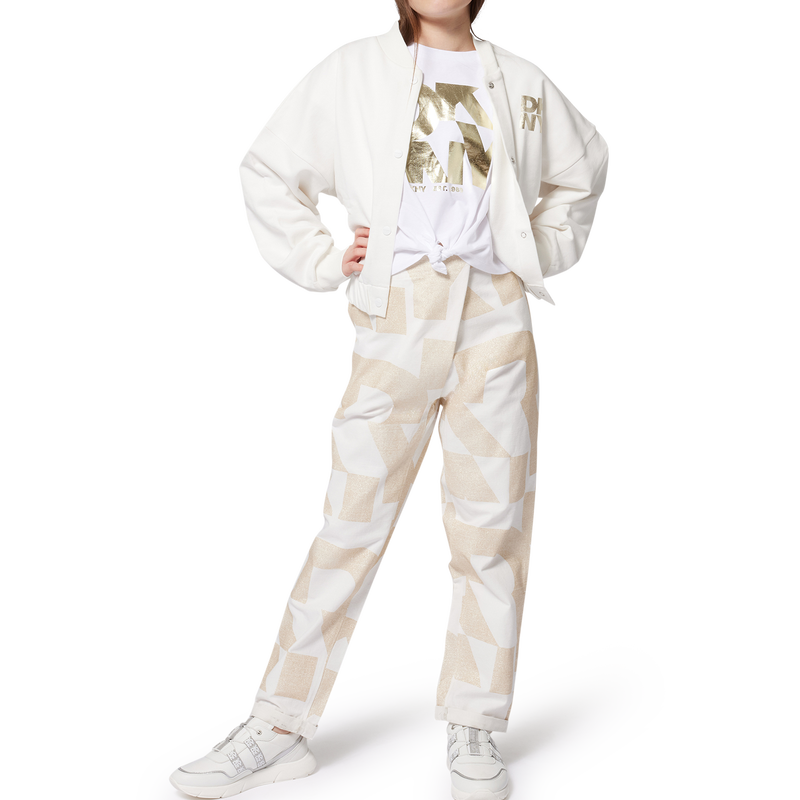 Sneaker aus zwei Materialien DKNY 
                        GIRL