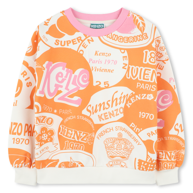 Sweatshirt aus Molton KENZO KIDS 
                        GIRL