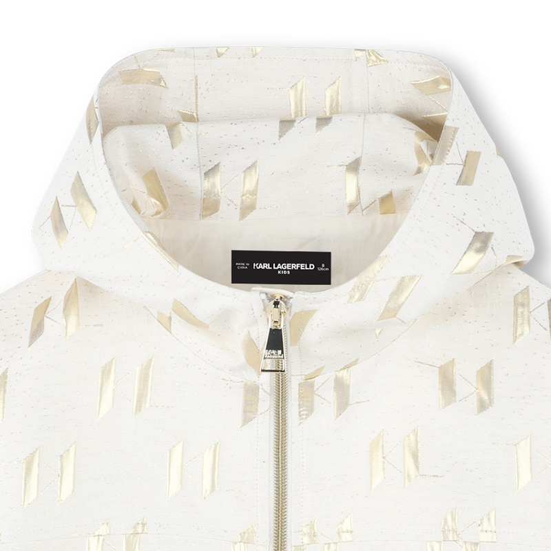 Jacke mit goldfarbenen Details KARL LAGERFELD KIDS 
                        GIRL