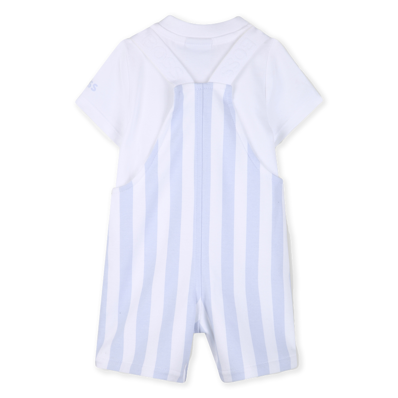OVERALL + T-SHIRT-SET BOSS 
                        BOY