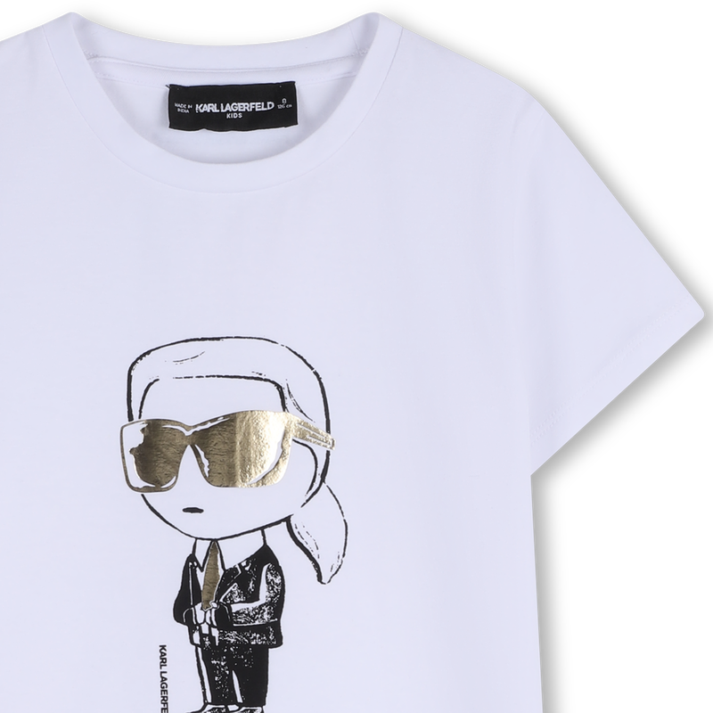 KURZ&Auml;RMELIGES T-SHIRT KARL LAGERFELD KIDS 
                        GIRL