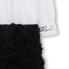 Lang&auml;rmeliges Kleid KARL LAGERFELD KIDS 
                    GIRL