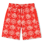 Bermudas mit japanischem Druck KENZO KIDS 
                    BOY