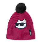 Set aus M&uuml;tze + Halsw&auml;rmer KARL LAGERFELD KIDS 
                    GIRL