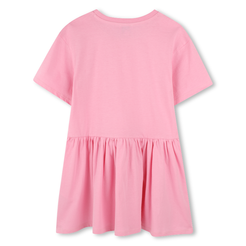 Kleid mit Logo und Volant KENZO KIDS 
                        GIRL