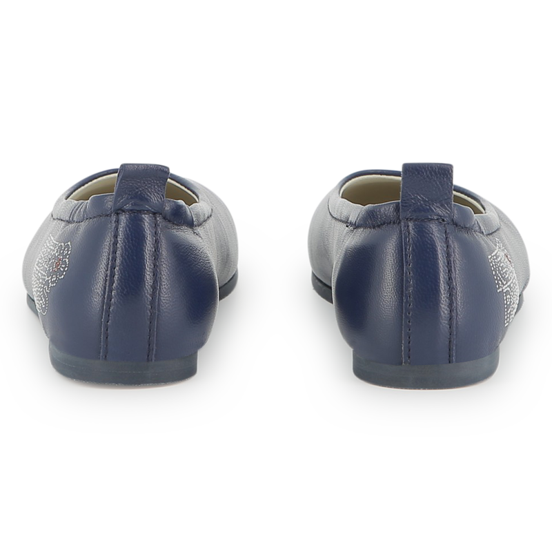 Ballerina aus Ziegenleder KENZO KIDS 
                        GIRL