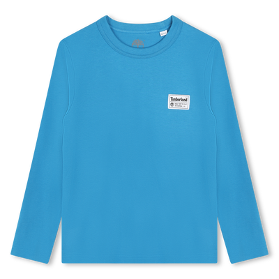Unifarbenes T-Shirt mit Logo TIMBERLAND BOY