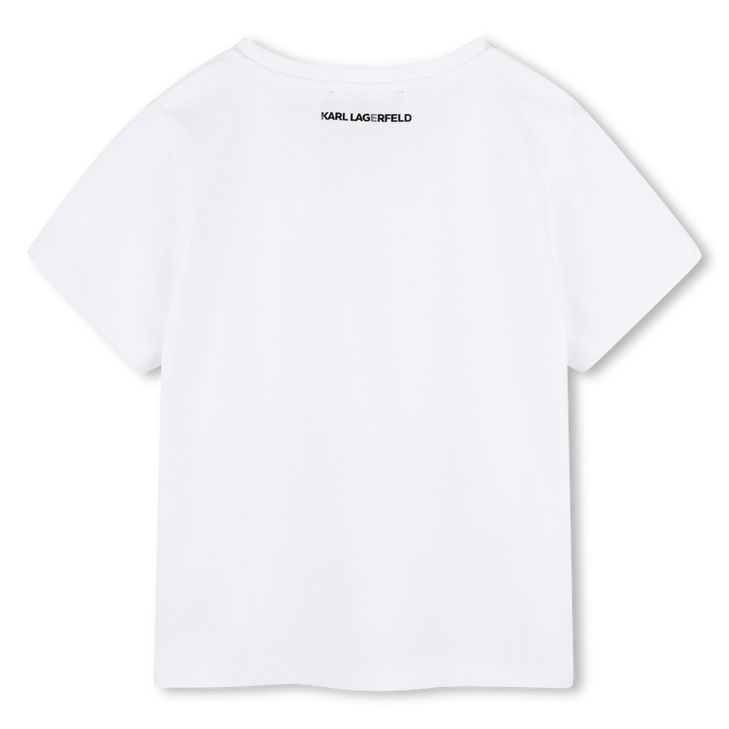 Bedrucktes T-Shirt KARL LAGERFELD KIDS 
                        GIRL