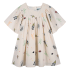 Poplin kleid KENZO KIDS 
                    GIRL