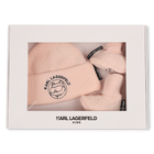 M&uuml;tze und Socken Set KARL LAGERFELD KIDS 
                    M&Auml;DCHEN