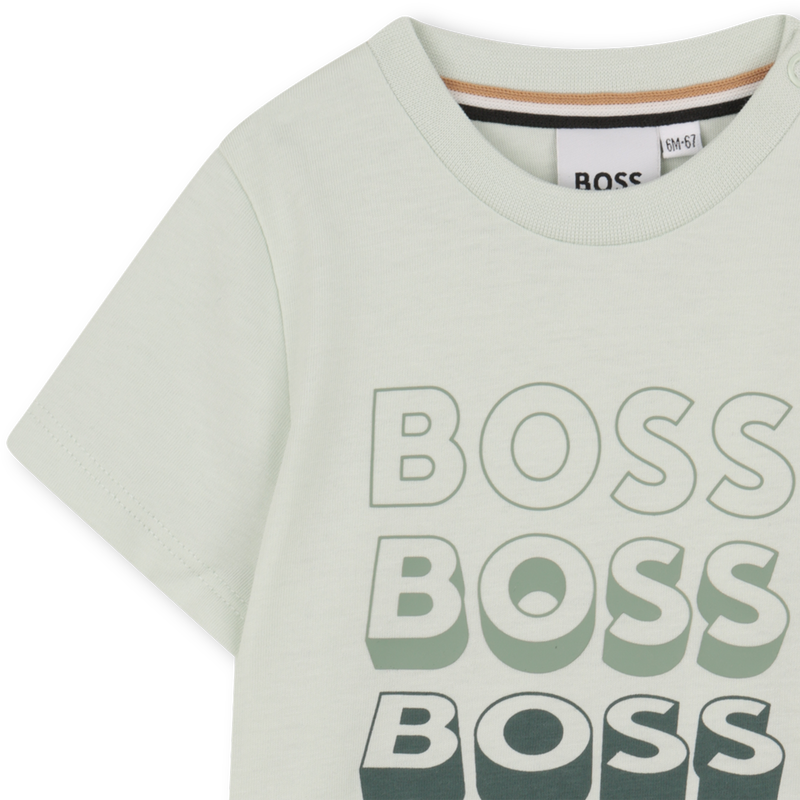 KURZ&Auml;RMELIGES T-SHIRT BOSS 
                        BOY