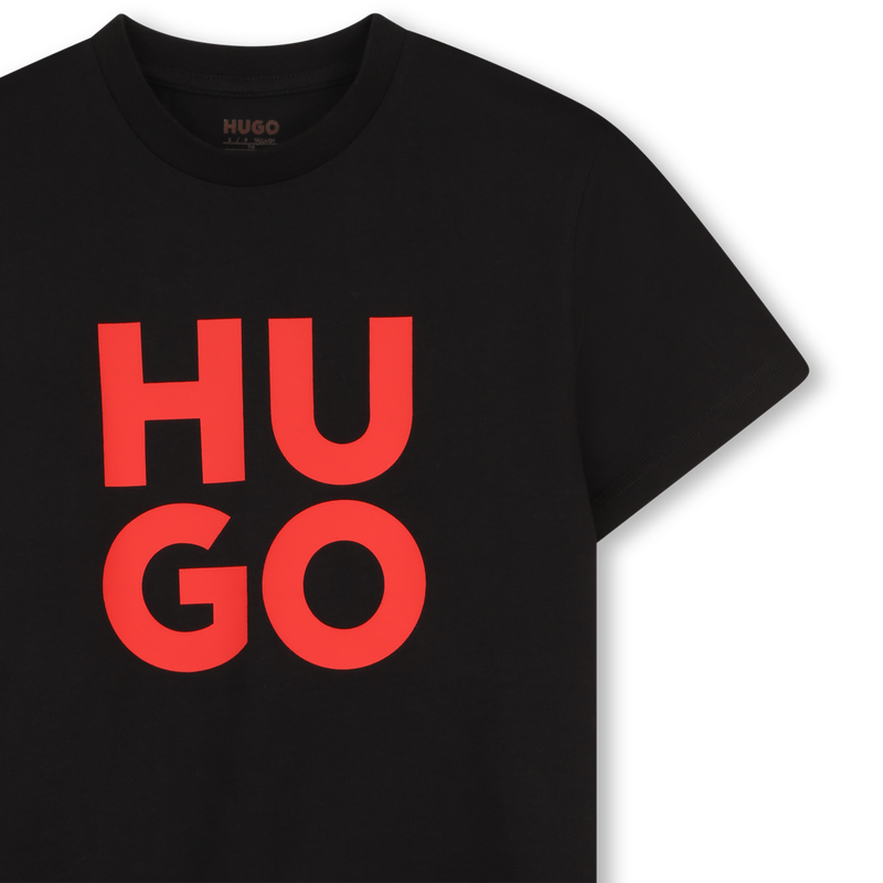 T-Shirt mit kurzen &Auml;rmeln HUGO 
                        JUNGE