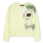 Bedrucktes maxi-sweatshirt KARL LAGERFELD KIDS 
                    GIRL