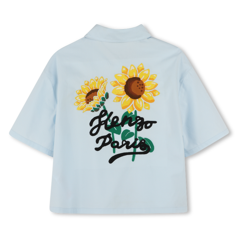 Kurz&auml;rmeliges Hemd KENZO KIDS 
                        GIRL