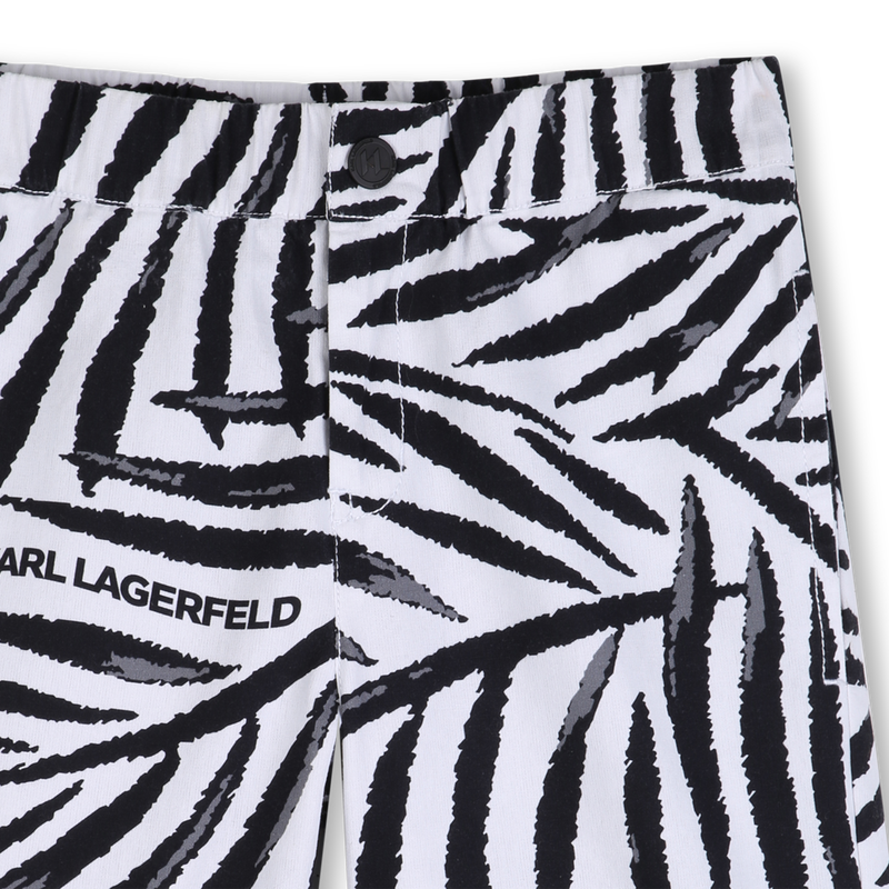 BERMUDASHORTS AUS POPELINE KARL LAGERFELD KIDS 
                        BOY