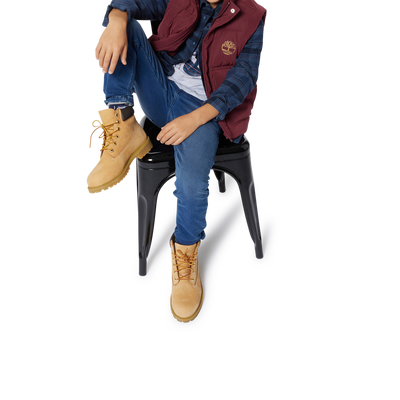 Kariertes Baumwoll-Overshirt TIMBERLAND BOY