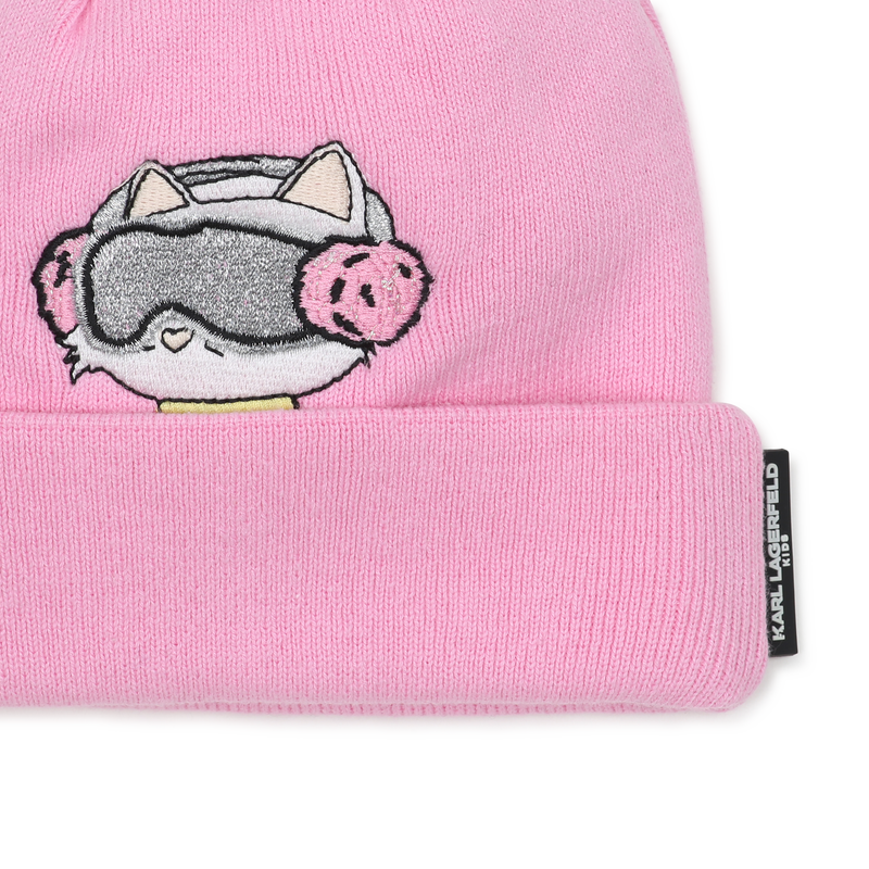 Strickm&uuml;tze KARL LAGERFELD KIDS 
                        GIRL