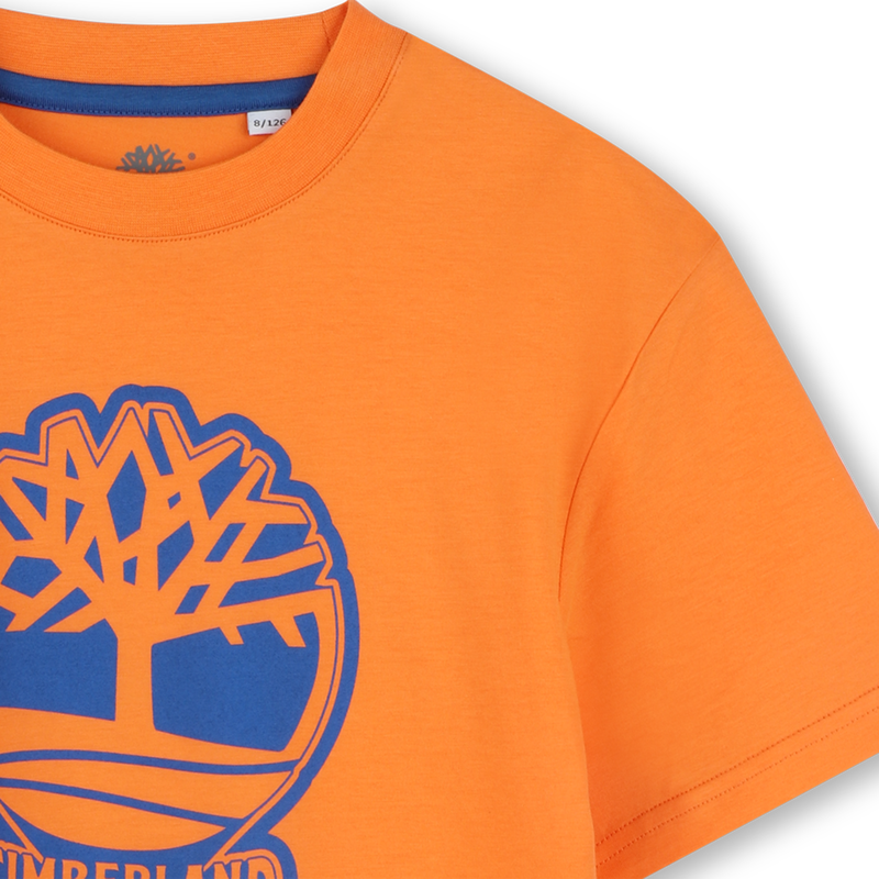 Zweifarbiges T-Shirt mit Logo TIMBERLAND 
                        BOY