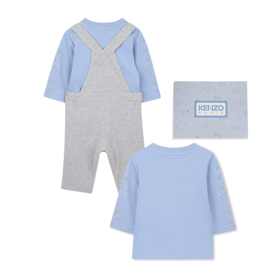 Set aus T-Shirt + Overall KENZO KIDS BOY