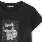 Kurzarmshirt KARL LAGERFELD KIDS 
                    GIRL