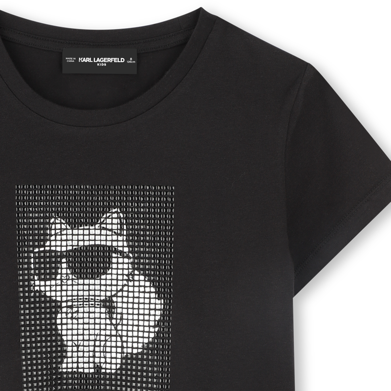 Kurzarmshirt KARL LAGERFELD KIDS 
                        GIRL