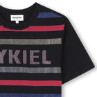 Baumwollkleid mit Strass SONIA RYKIEL 
                    GIRL