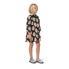 Langes Kleid mit Puff&auml;rmeln KENZO KIDS 
                    GIRL