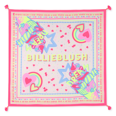 AUSGEFALLENER SCHAL MIT PRINT BILLIEBLUSH GIRL