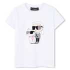 Kurz&auml;rmeliges t-shirt KARL LAGERFELD KIDS 
                    GIRL