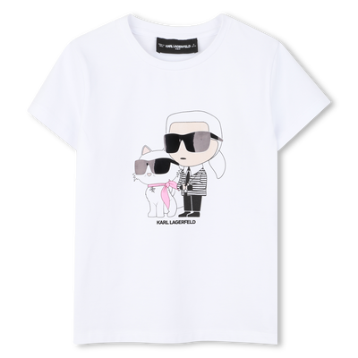 KURZ&Auml;RMELIGES T-SHIRT KARL LAGERFELD KIDS GIRL