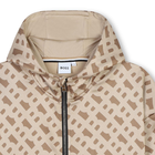 Kapuzen-Cardigan mit Jacquard BOSS 
                    GIRL